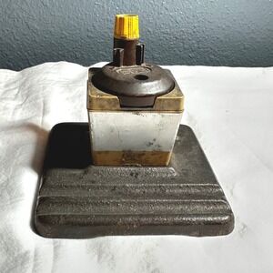 Vintage Koh-I-Noor 992-B Lead Pointer Sharpener Brown Cast Iron Base Rustic MCM